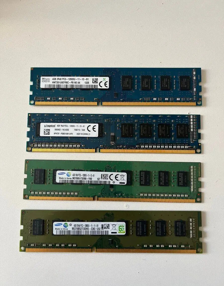 Paměti RAM DDR3 4GB do PC (Samsung, SK hynix, Kingston)