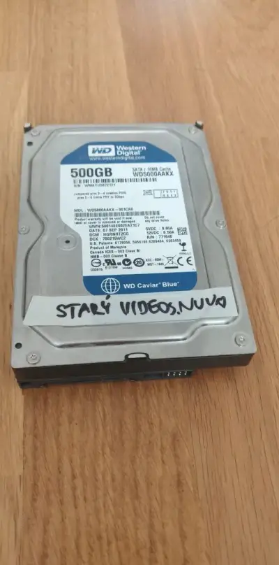 Pevný disk 3.5 Western Digital Blue 500GB (SATA 6Gb/s)