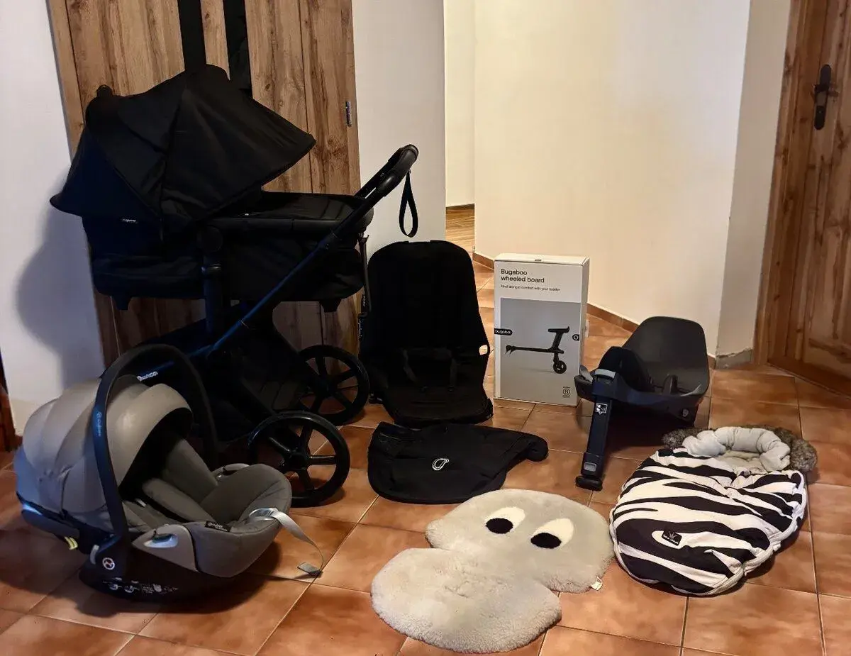 BUGABOO Fox 5 noir 3 kombinace top výbava
