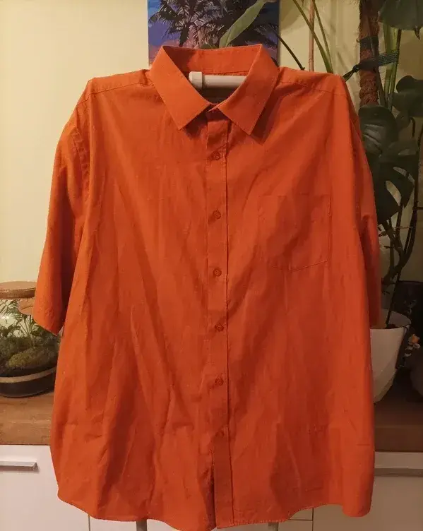 Pánská košile, XXL, oranžová/terakota, F&F