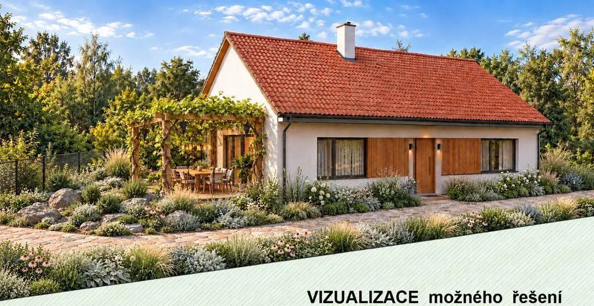 Stavební pozemek se zahradou 1 014 m² – Všechovice u Tišnova