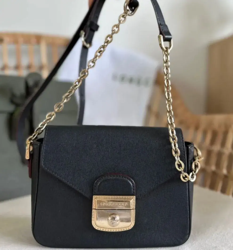 Kabelka Longchamp mademoiselle černá