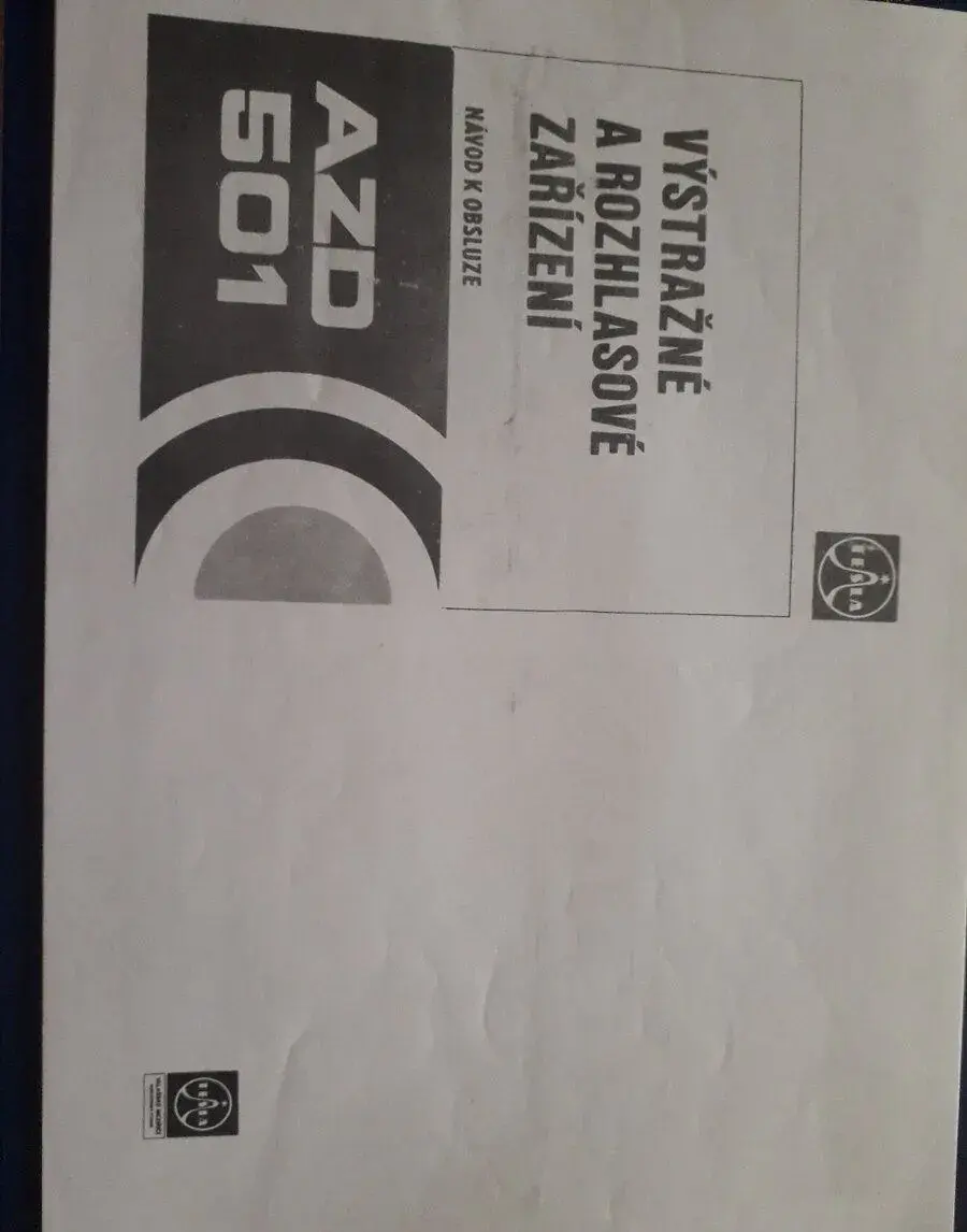 Návod k obsluze + schéma zapojení pro maják AZD501