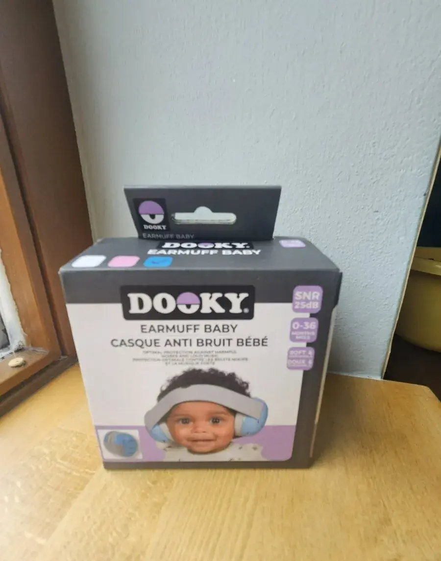 Chrániče sluchu pro děti DOOKY Baby 0-36m Blue