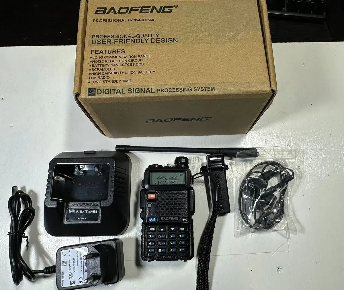 Baofeng UV-5R vysílačka kompletní set