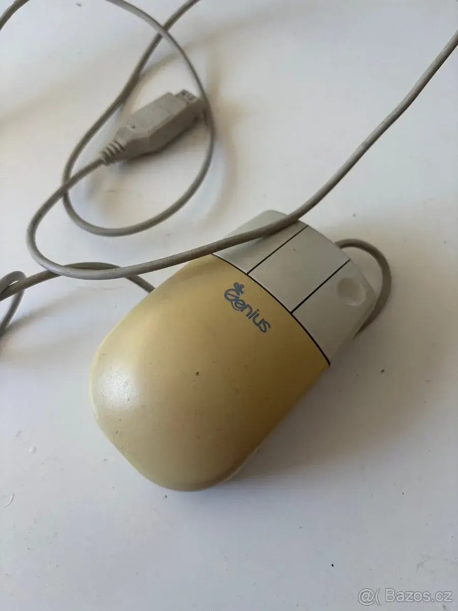 Historická myš Genius Easy Mouse serial port
