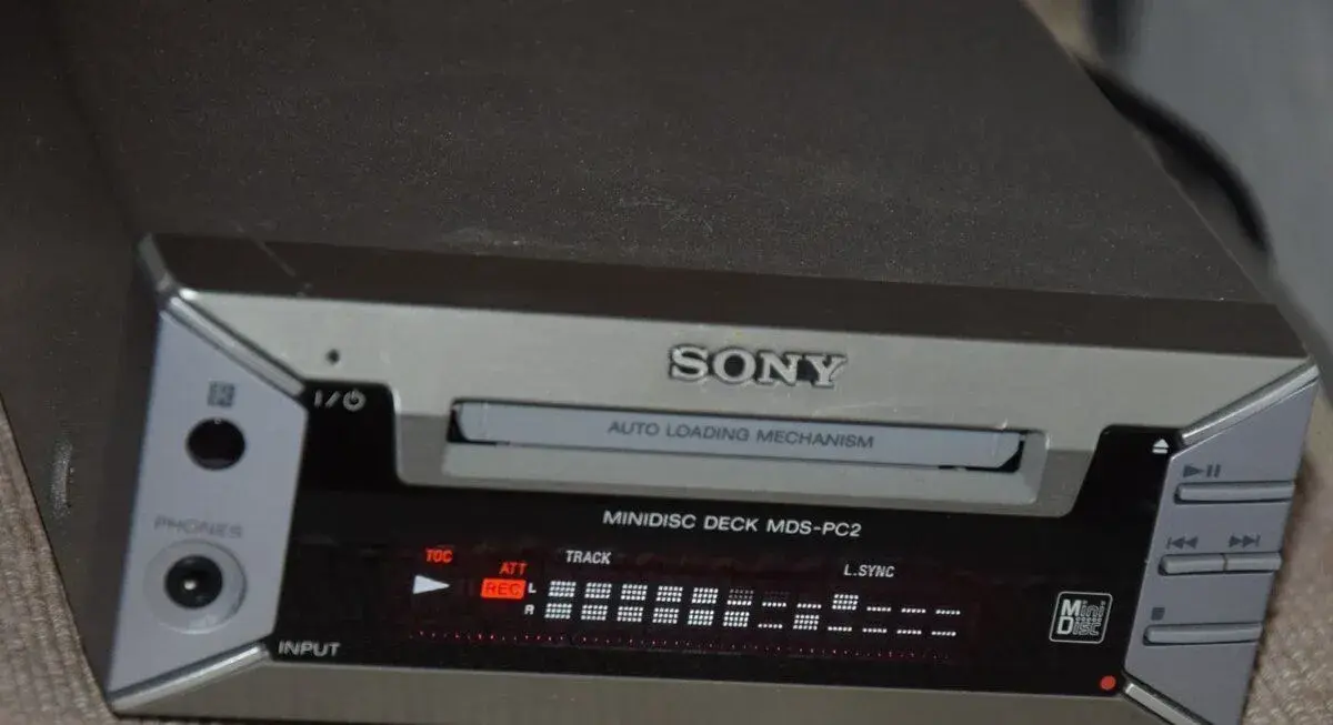Minidisc SONY MDS-PC2, dálk.ovl., MD disky, manual