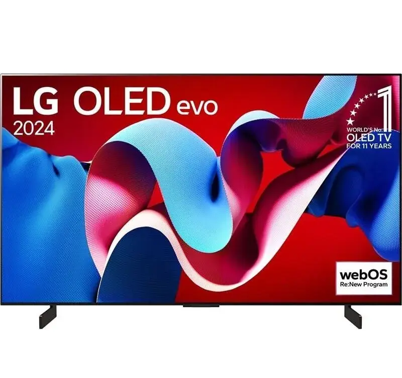LG OLED42C45 Smart 4K TV 42" 106cm 144Hz, WebOS, OLED EVO