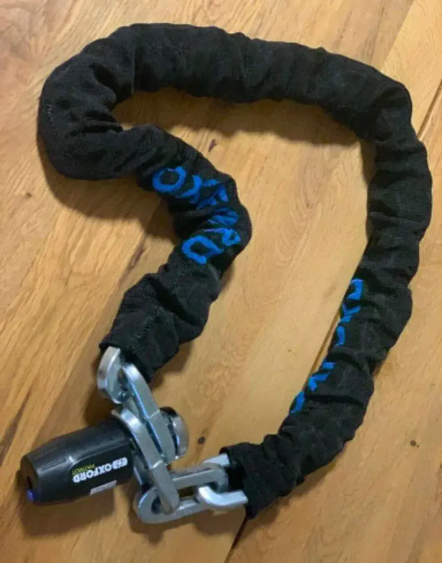Oxford Patriot Chain 1,2 m–bezpečnostní řetěz na motorku