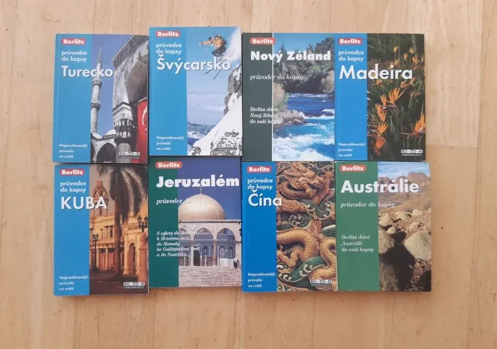Průvodce Čína, Nový Zéland, Austrálie a další země