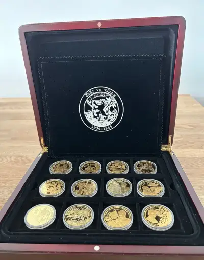 Sada sběratelských mincí "Češi ve válce"
