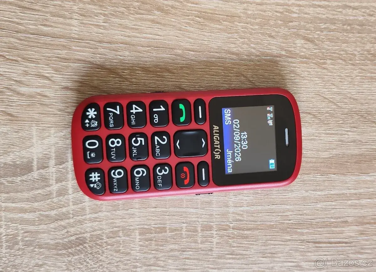 TLAČÍTKOVÝ MOBILNÍ TELEFON ALIGATOR SENIOR A321 DUAL SIM