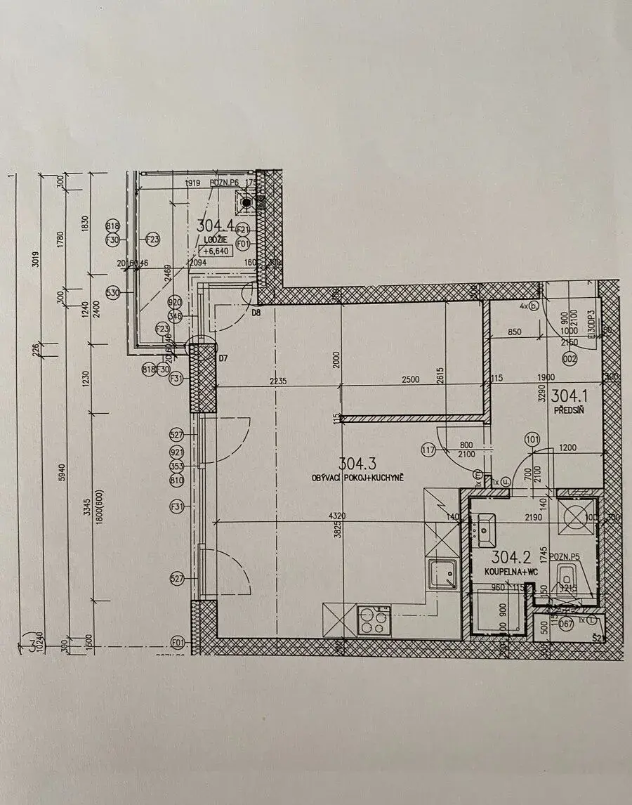 Pronájem bytu 1+kk (2+kk)40m2,předzahrátka,garáž,sklep