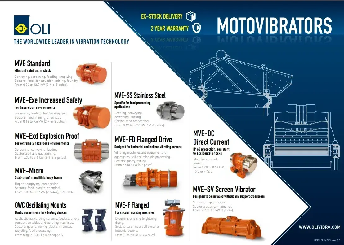 Vibrační motory OLI