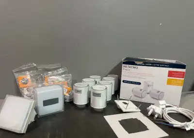 Netatmo sada chytrého vytápění (Termostat + 7x Hlavice)