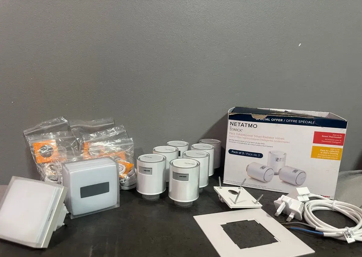Netatmo sada chytrého vytápění (Termostat + 7x Hlavice)