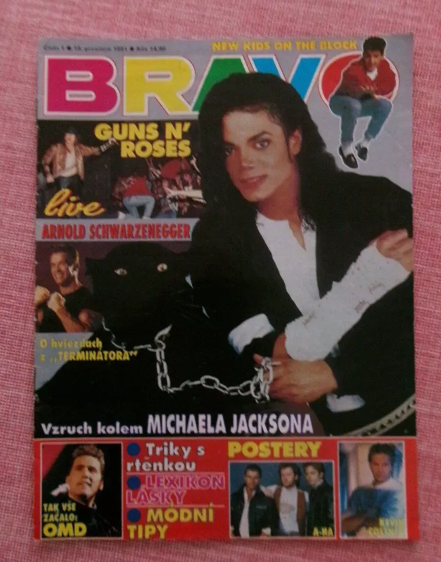 Bravo 1/1992 - komplet. Čtvrté vydané číslo.