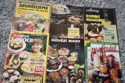 RETRO časopisy o vaření a zavařování