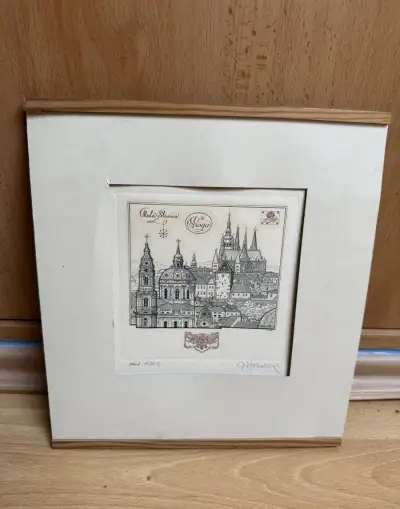 Obraz - Grafika Malá Strana – Praga, autorský tisk