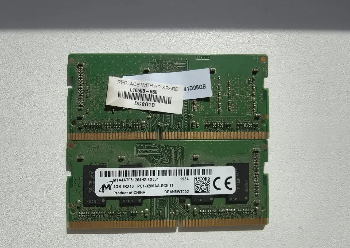 RAM SO-DIMM DDR4 8GB (2x 4GB) 3200 MHz Micron