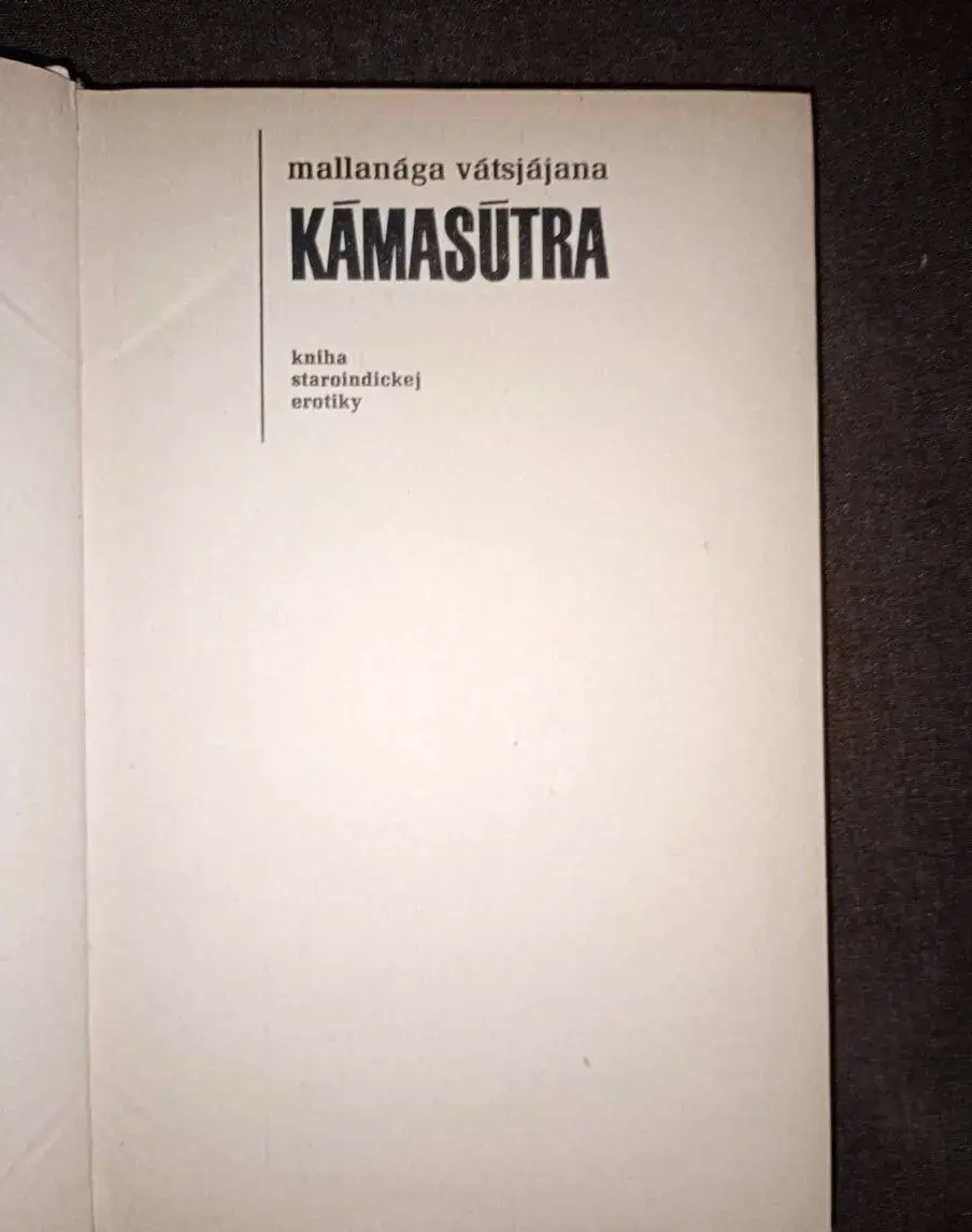 Vátsjájana Mallanága - Kámasútra - slovenská verze 1969