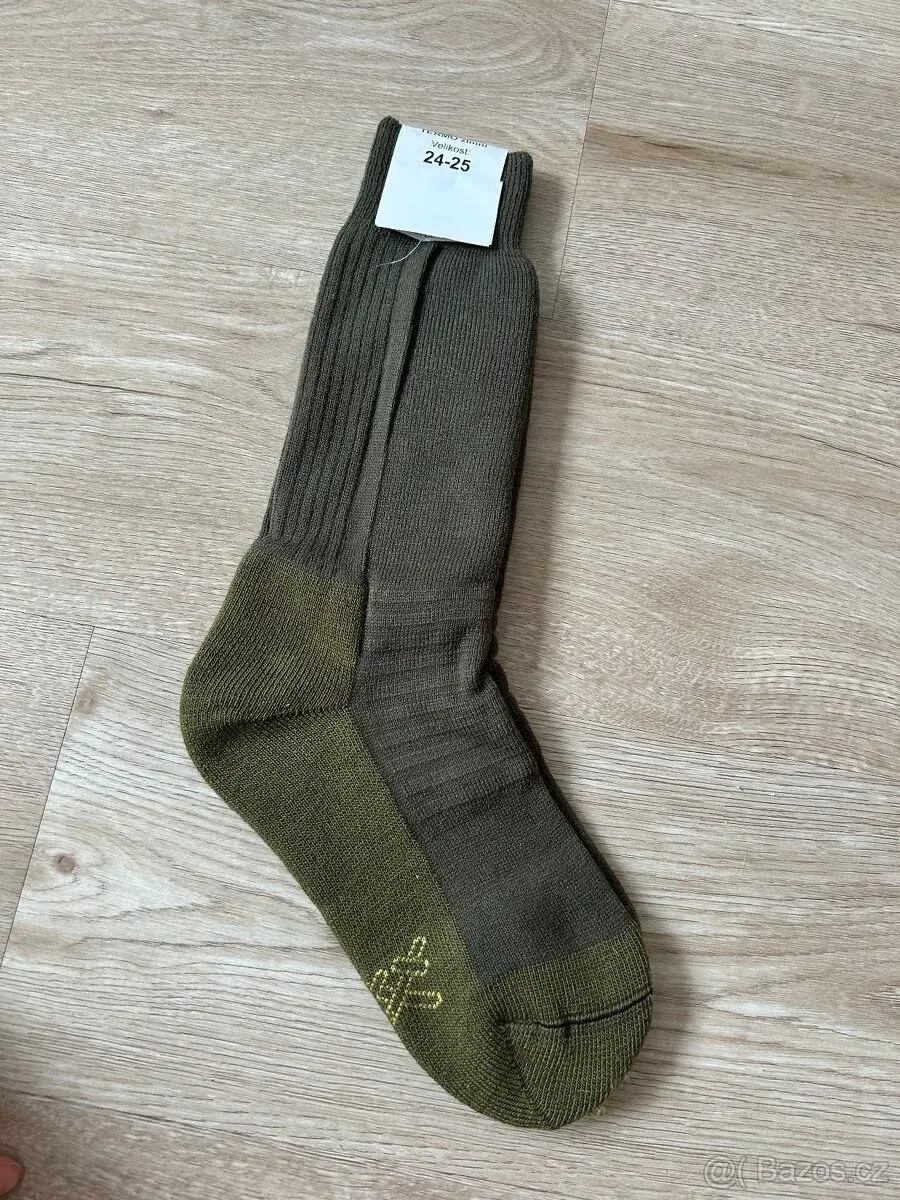 Ponožky TERMO zimní, 24-25 cm (EU 38-39) vz.2000