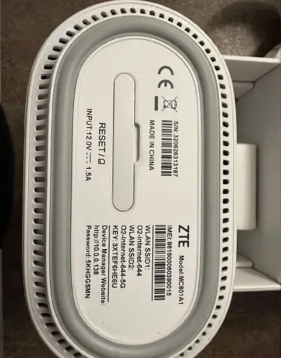 ZTE MC801A 5G Wi-Fi router