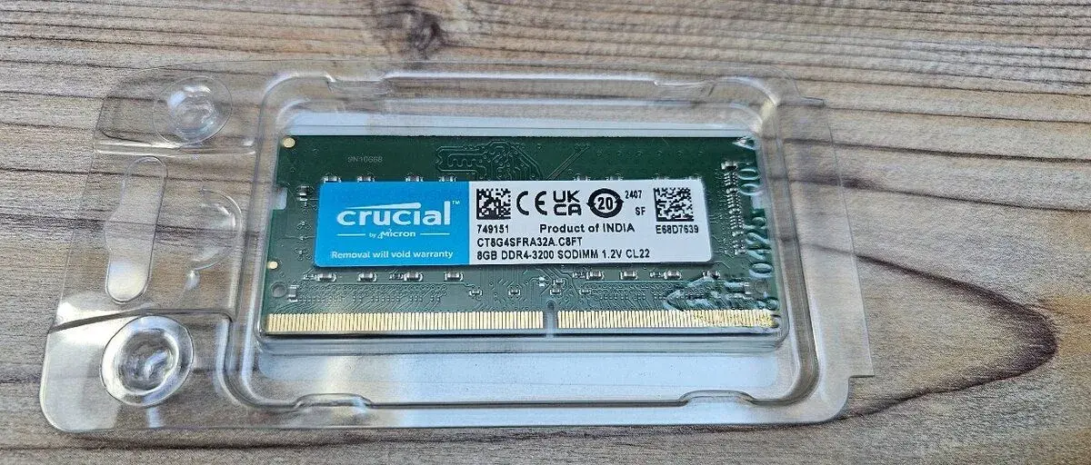 Crucial 8 GB DDR4-3200 SO-DIMM
