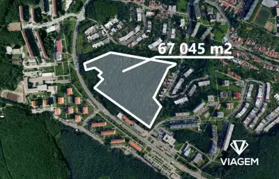 Les 67 045 m², Podíl 6 % o výměře 4 190 m²