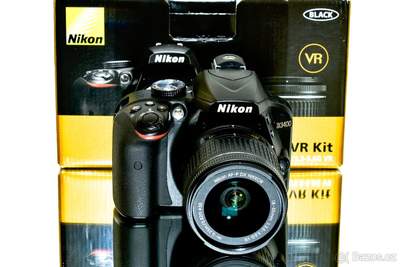 Nikon D3400 + 18-55 VR 4000 expozic STAV