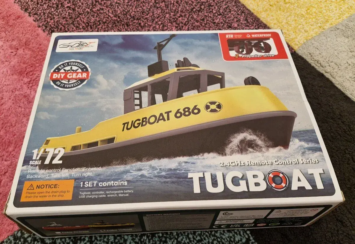 RC model remorkéru Tugboat