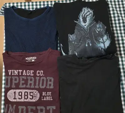 Thresh – nenošená mikina a 3 trička, XL
