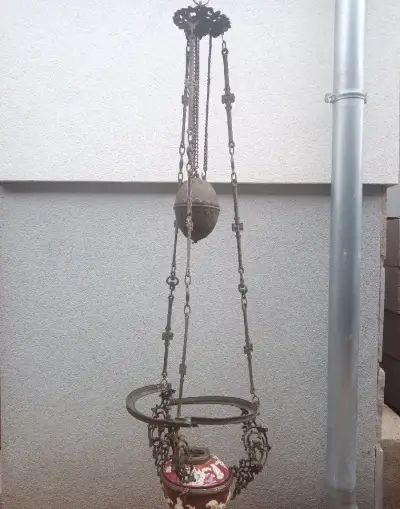 Starožitná petrolejová lampa