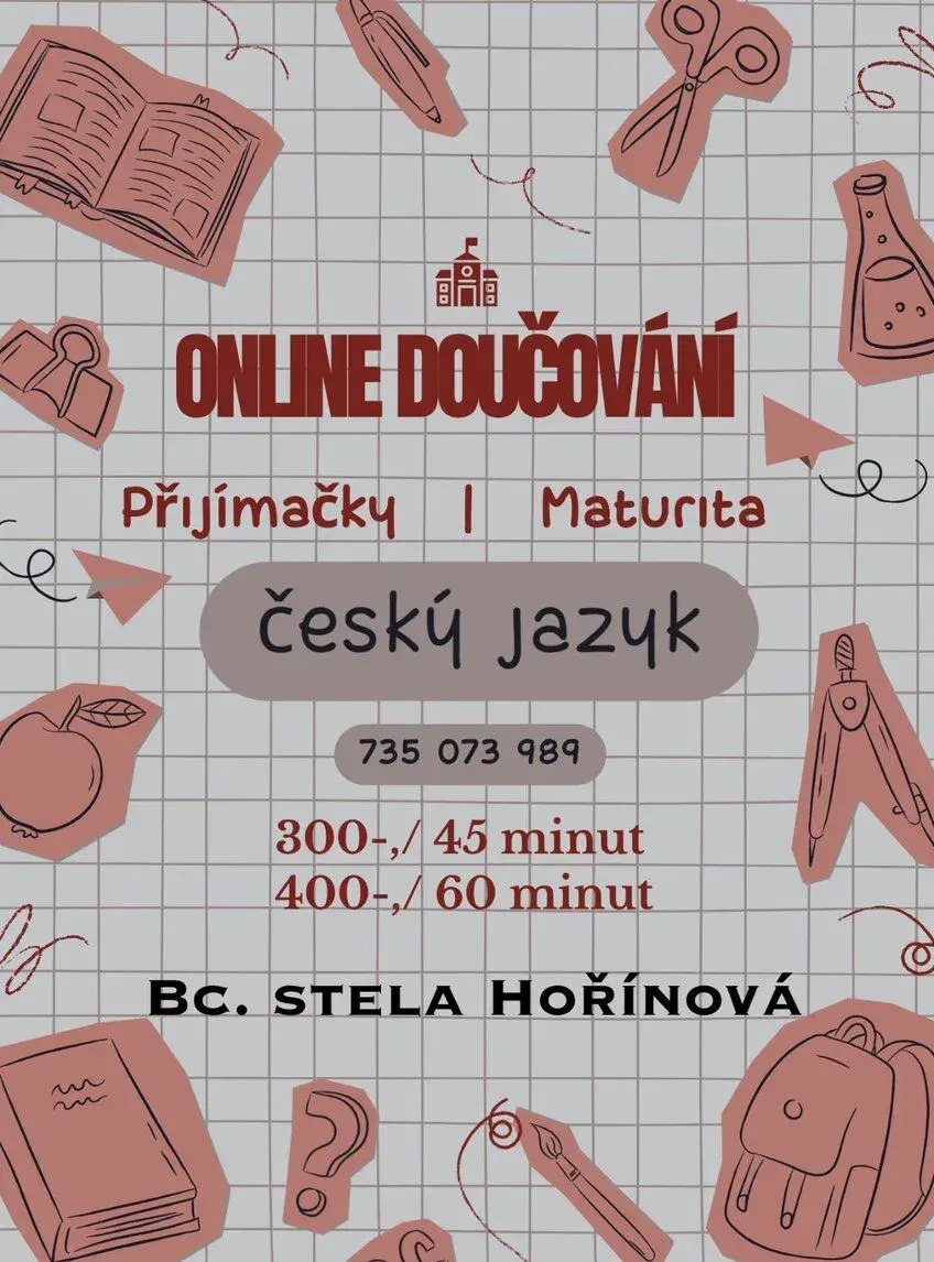 Doučování na přijímačky a maturitu