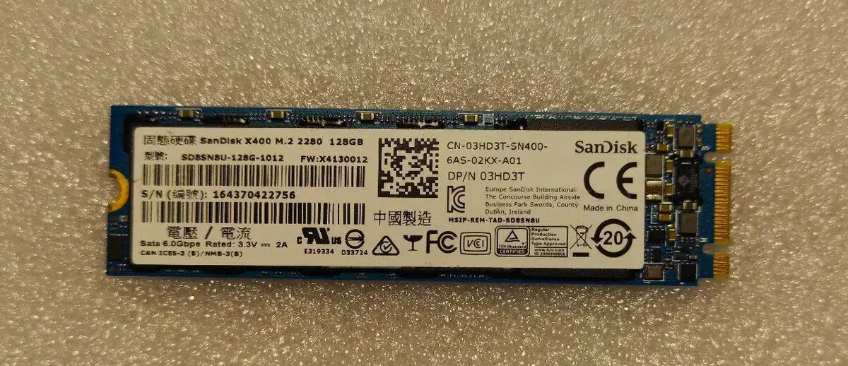 SSD pro počítače a notebooky SanDisk X400 128 GB | M.2 2280