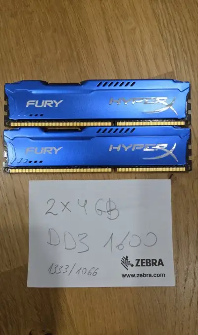 Kingston 2x4GB DDR3 1600