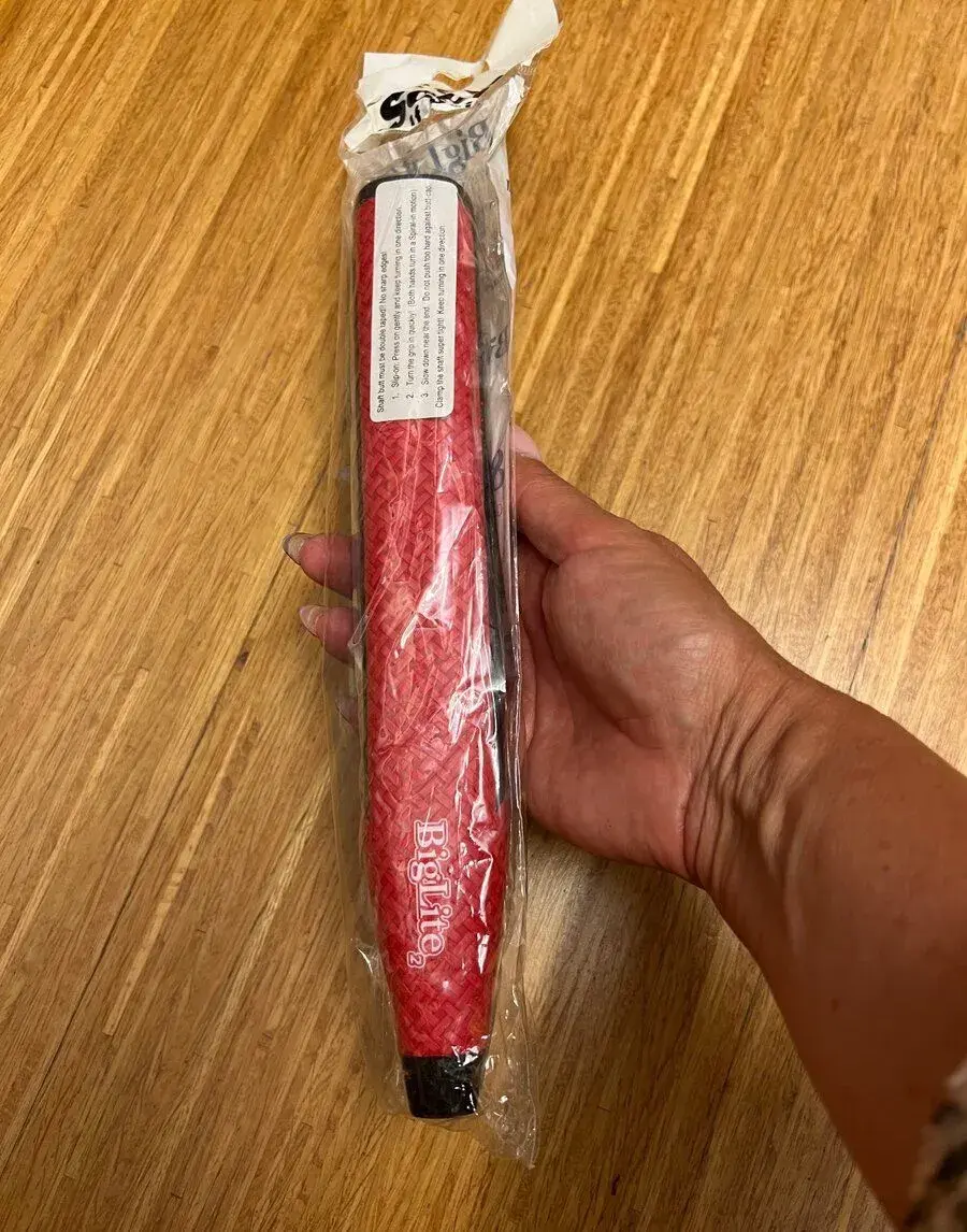BigLite2 putter grip červený