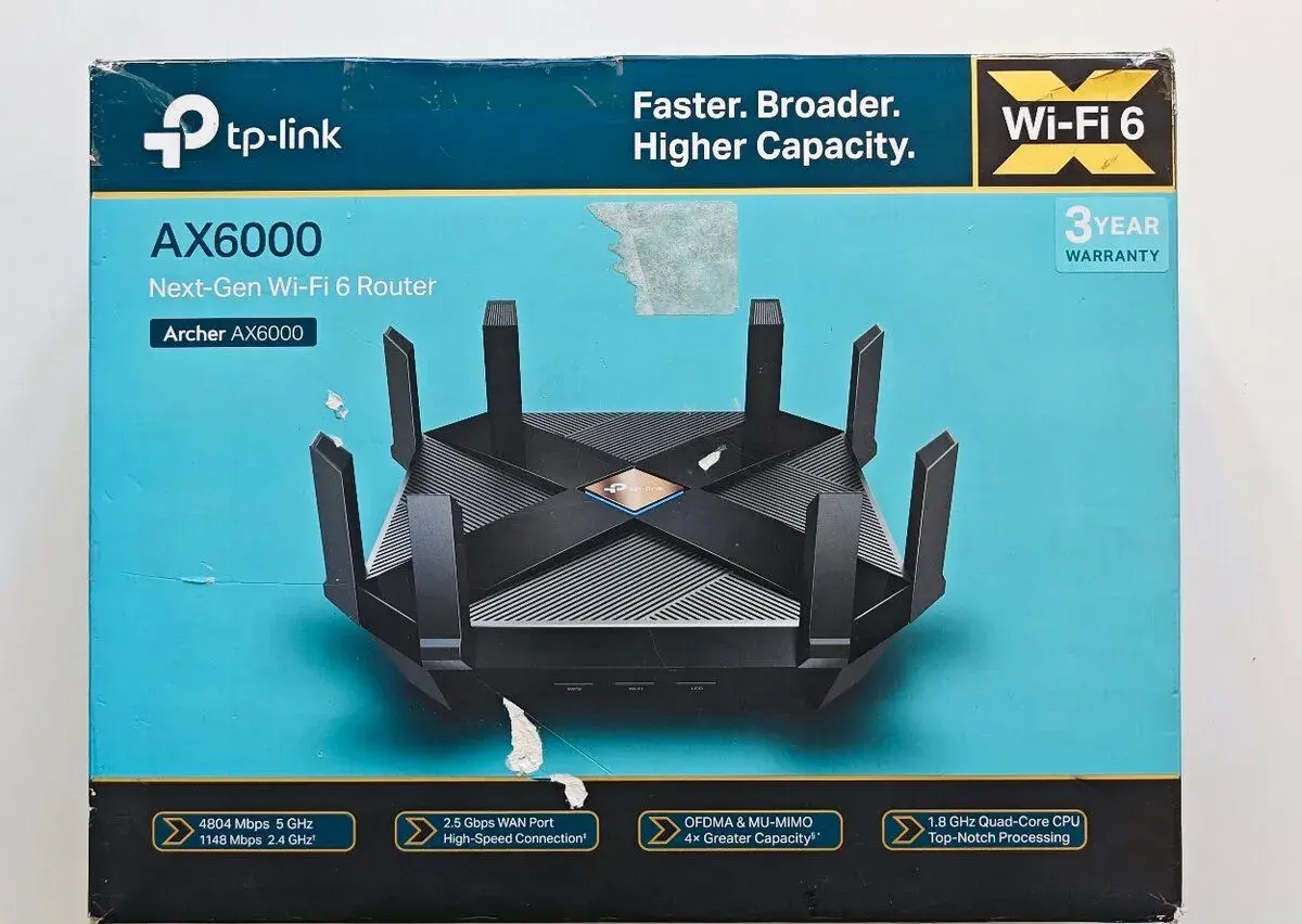 2.5GB Router TP-Link AX6000
