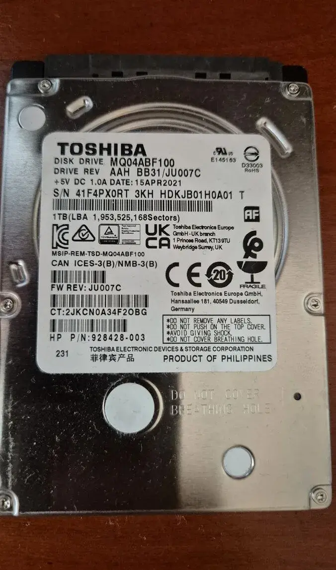 2,5" HDD 1TB