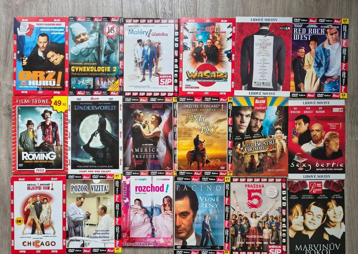 DVD kolekce filmů - Mix