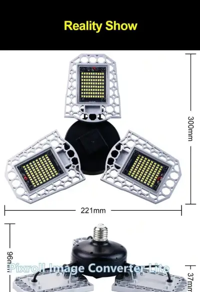 100W LED SVĚTLO E27 S MĚNITELNÝM ÚHLEM SVĚTLA