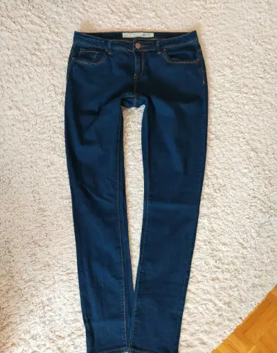 Dámské rifle, džíny, v. S/M 8, Denim Co, tmavo modré - navy