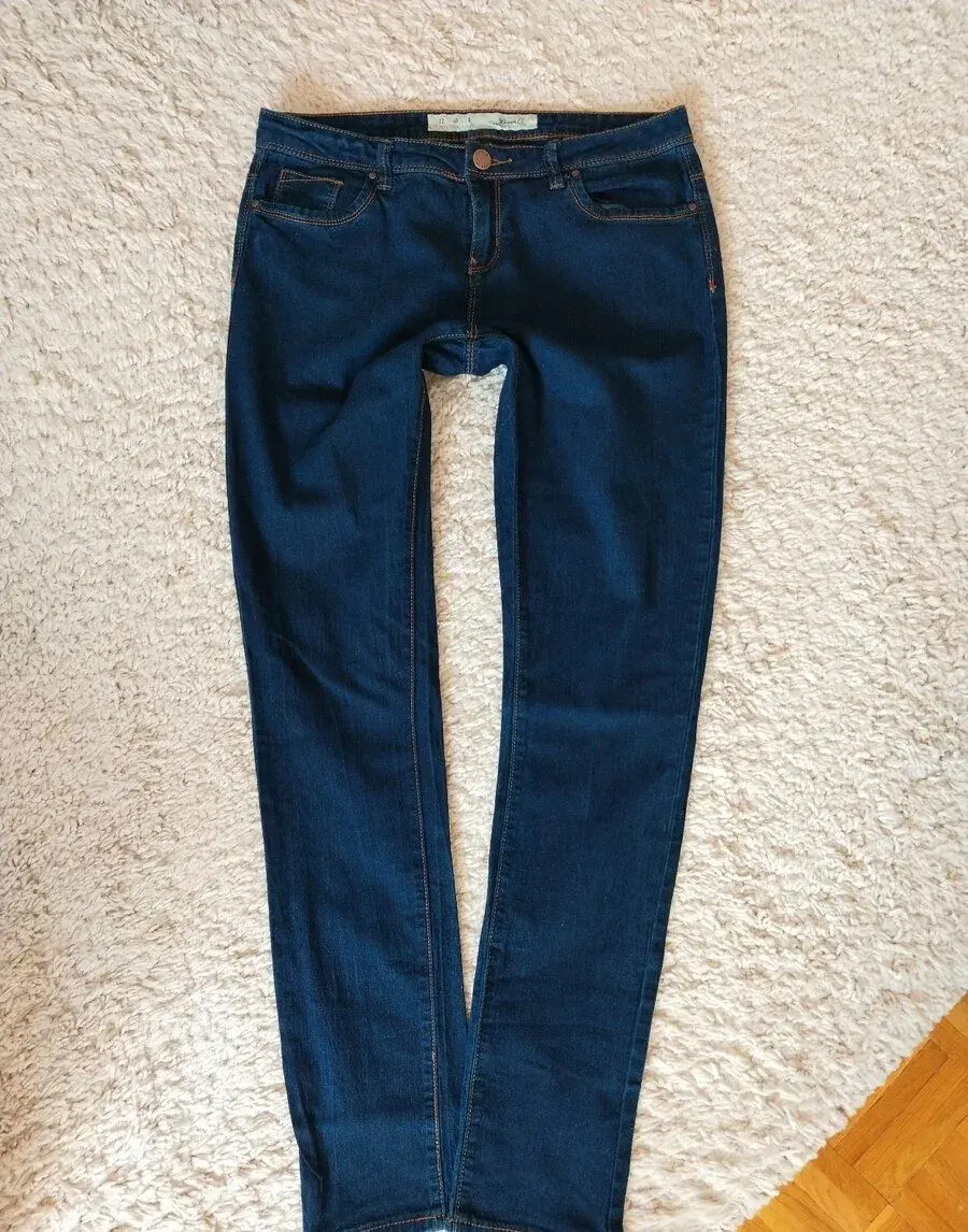 Dámské rifle, džíny, v. S/M 8, Denim Co, tmavo modré - navy
