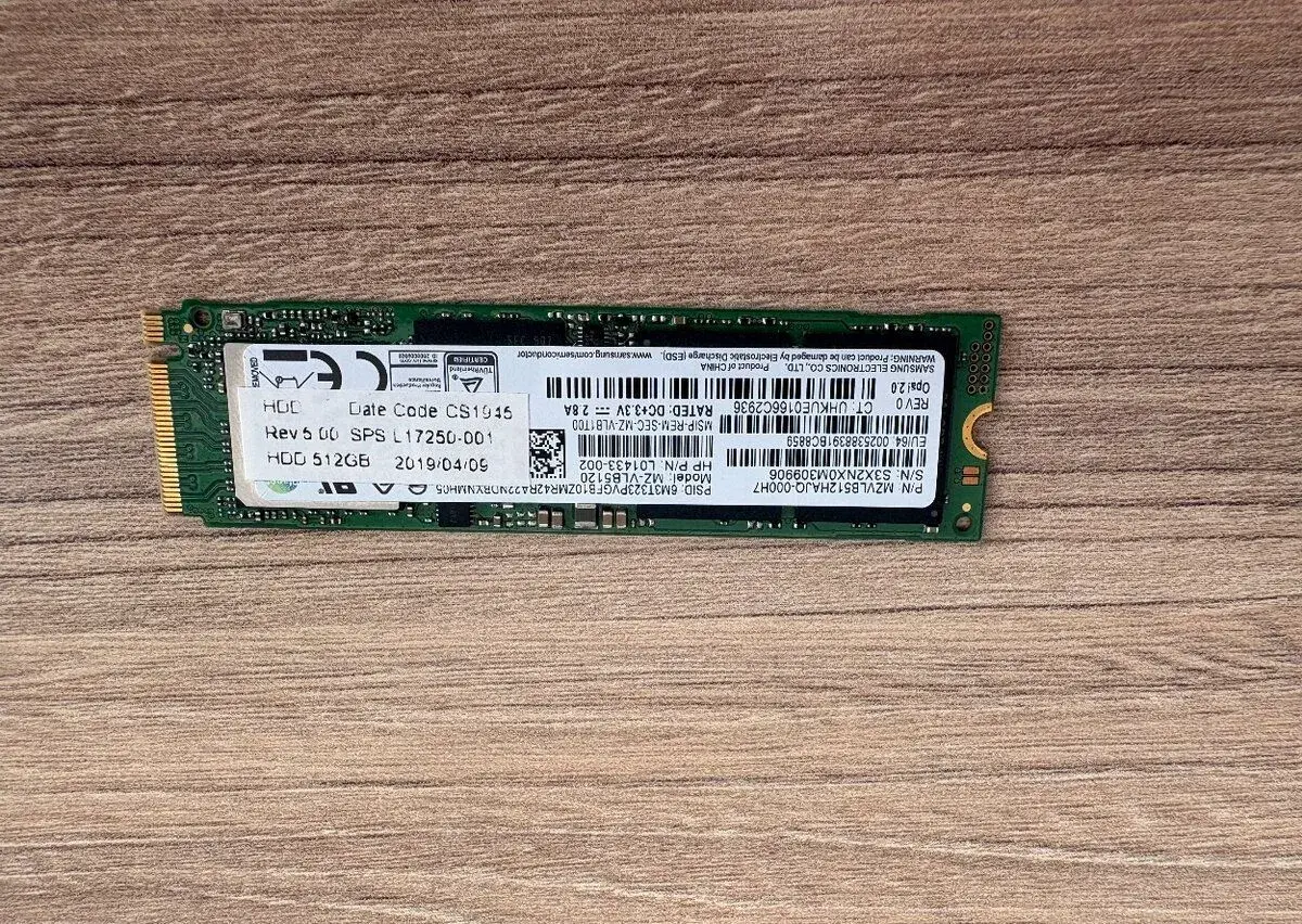 Samsung PM981 512GB NVMe M.2 SSD – 93 % zdraví