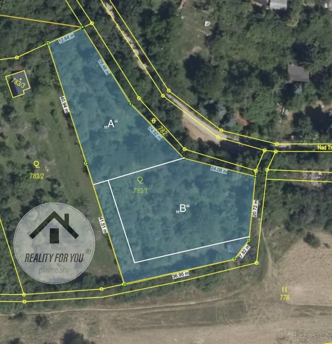 Pronájem velké zahrady v Praze – Troji - 1 000 m² | Jedinečn
