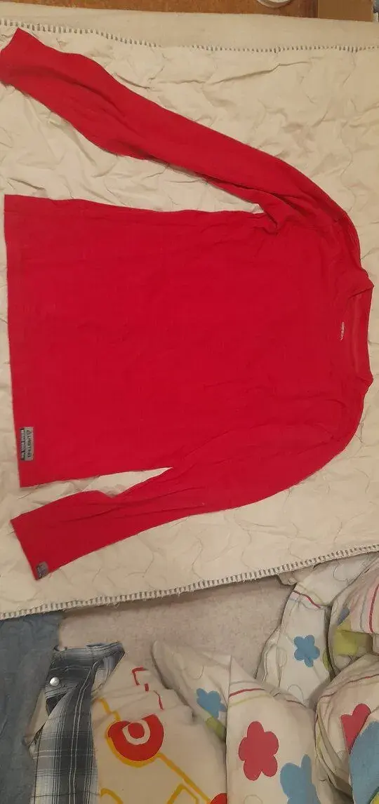 Dívčí vlněné triko dlouhý rukáv