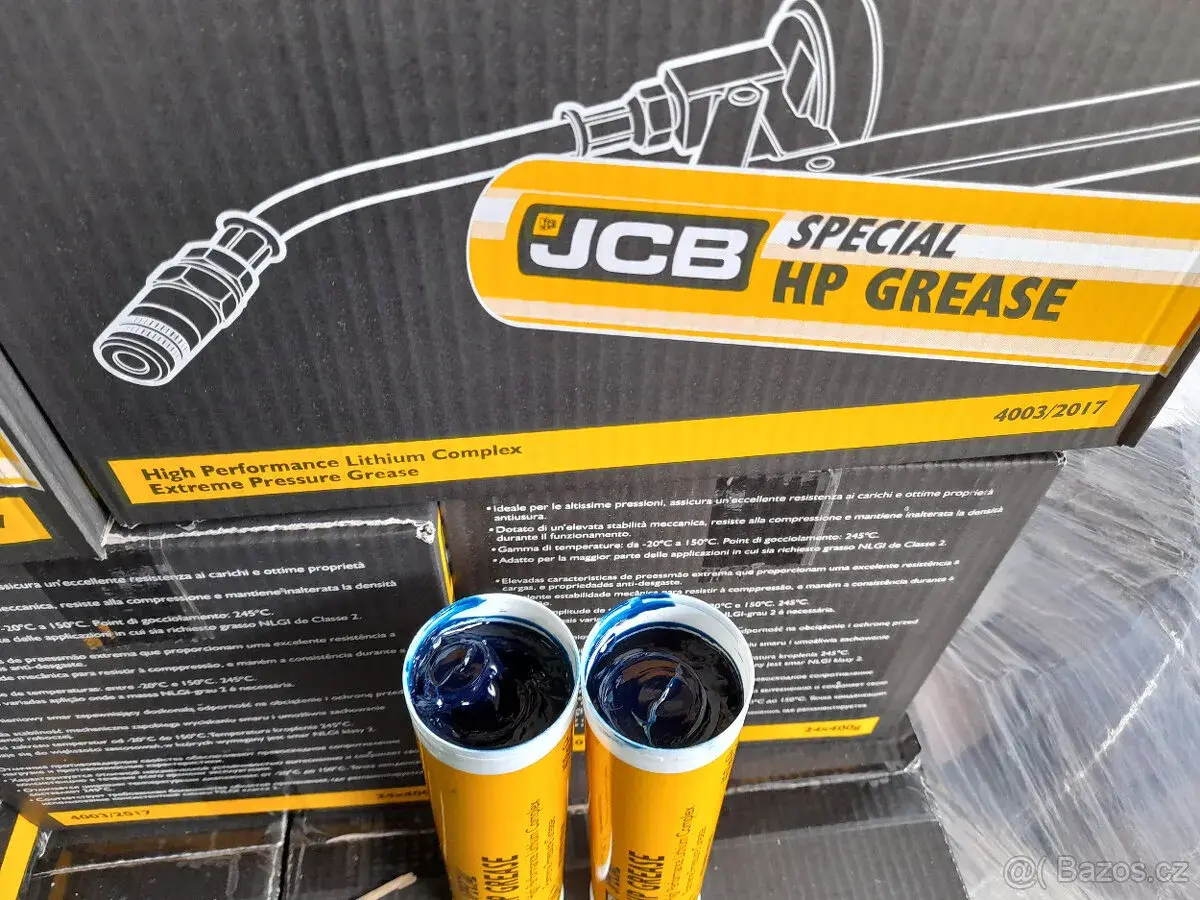 plastické mazivo JCB - HP- EPX2 modré na čepy