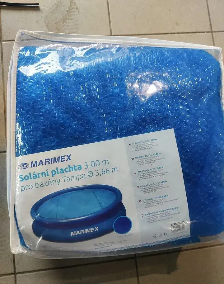 plastová fólie kryt na bazén 3,6 m