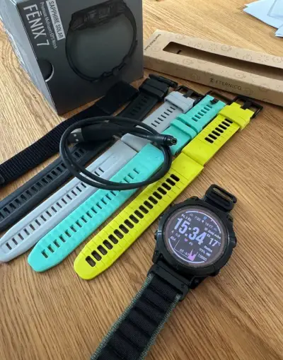 Garmin Fenix 7 Pro Sapphire Solar – Titanium Black DLC