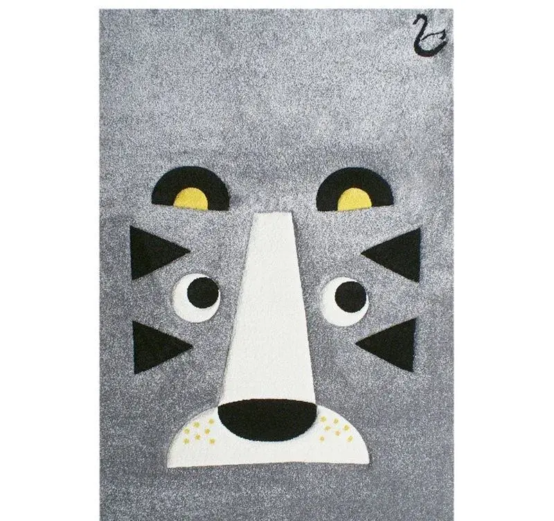 Koberec TIGER OSCAR 120x180 silvergrau/weis
